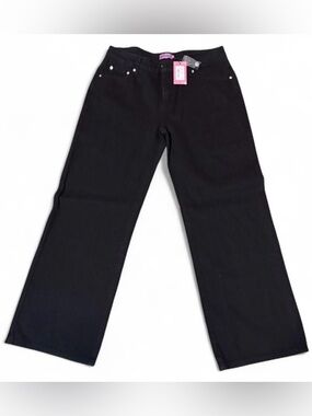 Edikted Black Flare & Wide Leg Jeans